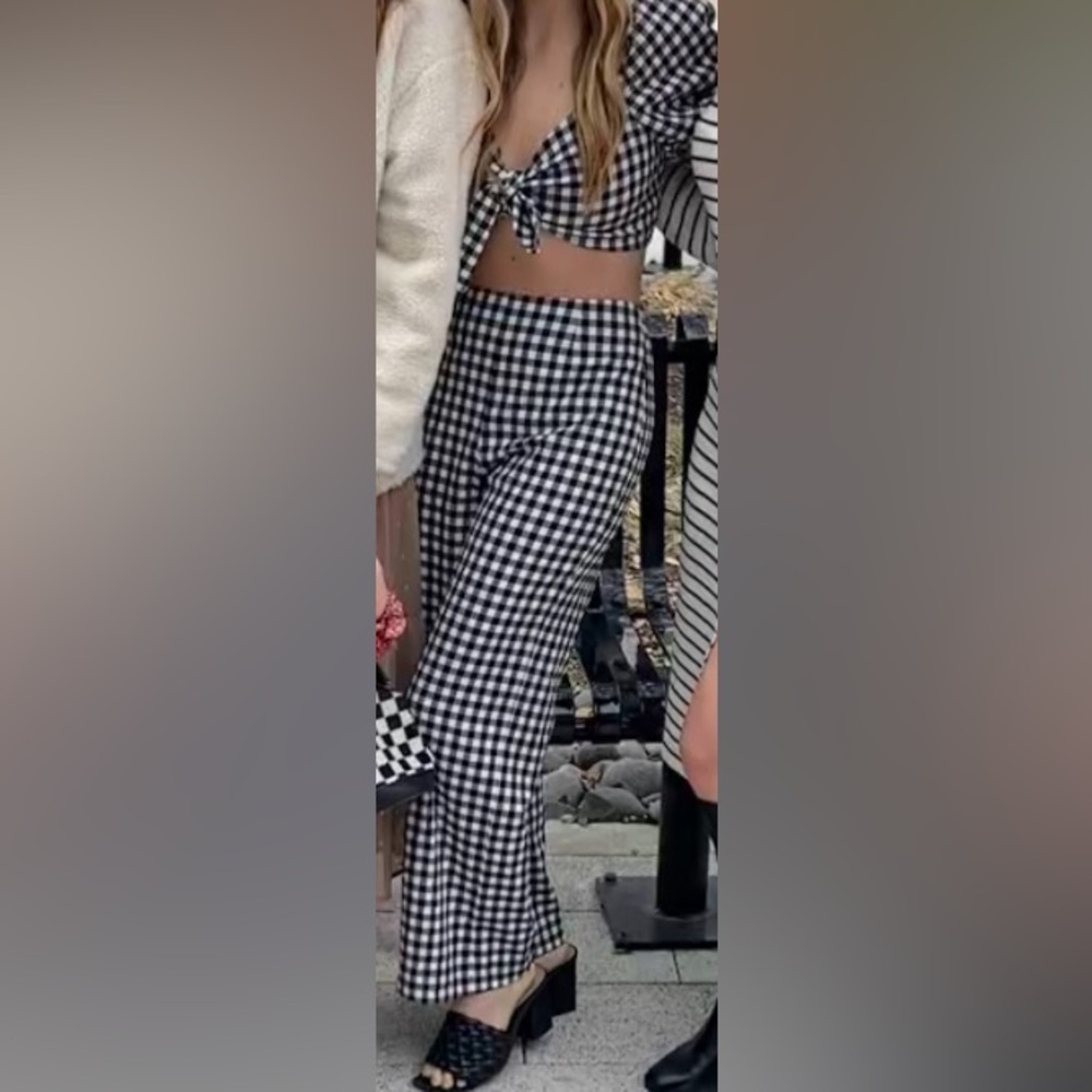 matching gingham set